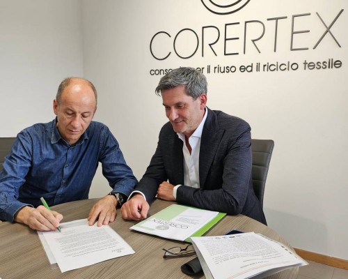 Cenni ha firmato l'impegno con Corertex