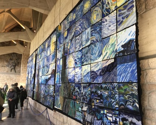 Alla Chiesa dell’Autostrada la “Notte Stellata” di Van Gogh 